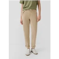 s.Oliver Chinos Hose Gewaschene Chino mit Gürtel