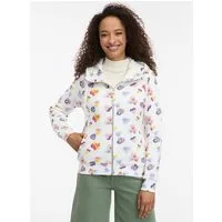 Ragwear Sweatshirt FLLAWIA PRINT mit Reißverschluss, Langarm, aus Baumwolle und Polyester, in Sweatware