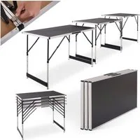 Raburg Arbeitstisch Multifunktionstisch, 3-teilig, Alu, 3 x 100 cm x 60 cm, Raburg Olli (Set, 3er-Set), 4-fach höhenverstellbar, pro Tisch bis 30 kg Belastbar