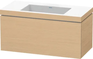 Duravit L-Cube c-bonded Set wandhängend Natur Eiche Matt 1000x480x500 mm - LC6918N3030 LC6918N3030