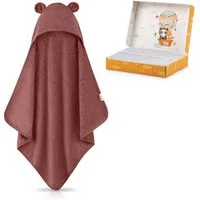 Fuchs & Panda Kapuzenhandtuch Kapuzenhandtuch Baby EXTRA dick, warm & weich aus 100% Bambus, 100% Bambus: Antimikrobiell, Atmungsaktiv, Hypoallergen, Superweich