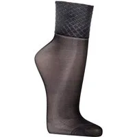 FussFreunde Feinsocken 5 Paar Wellness-Feinsöckchen Damen Feinsocken Komfortbund Glanzeffekt (5 Paar) Spezial-Komfortbund ohne Gummidruck, verstärkte Spitze