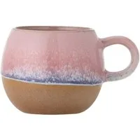 Bloomingville Espressotasse Bloomingville Espresso Tasse PAULA Rosa Blau mit Henkel