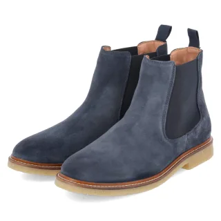 Kaerlek Chelsea Boots - Gr. 41 - Blau - Rauleder