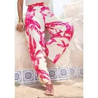 LASCANA Palazzohose mit weitem, lockerem Bein in sommerlichem Allover-Print, luftige Sommerhose aus Webware