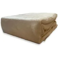 Leonado Vicenti Spannbettlaken Winter Teddy Plüsch Cashmere Touch Gummizug Spannbetttuch, Nicky, Gummizug: rundum, (1 Stück), flauschig warm kuschelig extra weich, Einfarbig