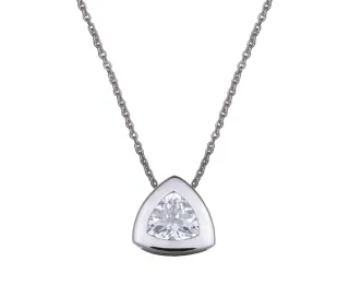 Orphelia Damen-Kette aus 925er Sterlingsilber mit Anhänger – Silber ZH-4566