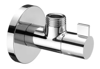 Schell Design-Eckventil WING regulierbar, ohne Verschr., 1/2", chrom, 053980699 053980699