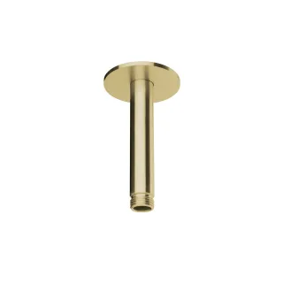 Herzbach spa ix pvd deckenarm 100 rosette 70 rund brass, Brass Steel, 21.964810.1.41 21.964810.1.41