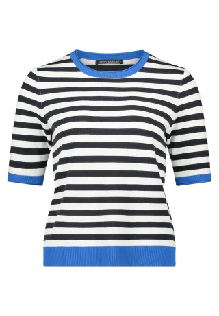 Betty Barclay - Basic-Pullover Patch Dark Blue/Blue - Gr. - 46