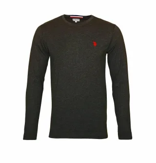U.S. Polo Assn. Langarmshirts in Anthrazit