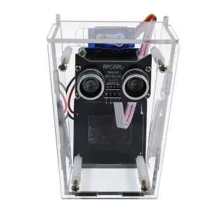 HU-M74 Smart Trash Can DIY Electronic Kit Dual-Probe Ultrasonic Auto Induction 3-In-1 HXFB Board DIY Kit for Programming