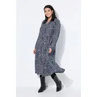 Studio Untold Maxikleid Maxikleid A-Line Black&White-Print