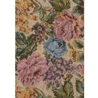 Bamyum Teppich Molis Teppich mit Chenille Druck, Waschbarer Antibakteriell Teppich, Einzelstück