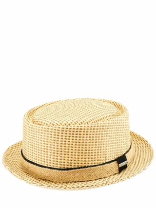 Stetson Herren Pork Pie Toyo Braun Obermaterial: 100 % Viskose, Futter: 100 % Baumwolle