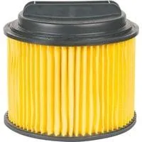 Faltenfilter mit Deckel gelb