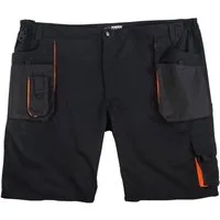 marc & mark Shorts Marc & Mark Arbeits-Shorts Übergröße schwarz