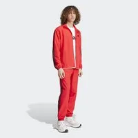 adidas Sportswear Trainingsanzug 3-STREIFEN WOVEN (2-tlg), zweiteiliges Set, aus Polyester, mit durchgehendem Reißverschluss