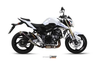 Sport Auspuff MIVV GP Steel Black Suzuki GSR 750 Bj. 2011-2016 Typ: C5 (EURO-3) +ABE