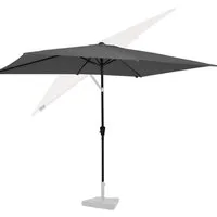 VONROC Sonnenschirm rechteckig, LxB: 300x200 cm, Set, Je nach Variante mit oder ohne Sockel, Rechteckiger Sonnenschirm für Terasse, Garten, Balkon & Gastro