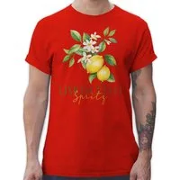 Shirtracer T-Shirt Limoncello Spritz, Italien-Fans, Italienischer Likör, Zitronenlikör Party & Alkohol Herren