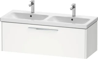 Duravit D-Code Waschtischunterschrank wandhängend Auszug 1, für Doppelwaschtisch  DC4669010180000