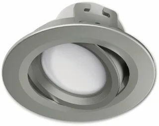HAMA LED-Einbauleuchte WLAN, 5 W, EEK: G, 350 lm, dimmbar, Nickel satiniert