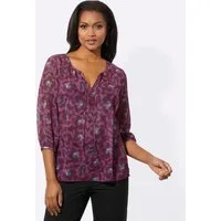 Witt Klassische Bluse Druckbluse 3/4-Arm