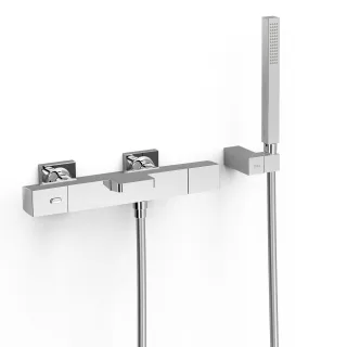 Tres Wannenthermostat Aufputz Over wall Anti Kalk Messing Handbrause , 19017469 19017469