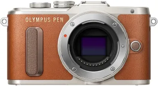Olympus PEN E-PL8 [16MP WiFi 3"] braun