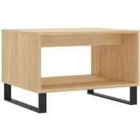 vidaXL Couchtisch Couchtisch Sonoma-Eiche 60x50x40 cm Holzwerkstoff (1-St)