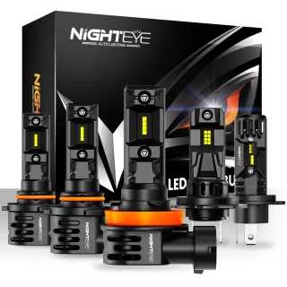 NightEye Auto Lighting A315-S7 A Pair 20000LM 6500K LED Car Headlight Bulbs 70W Auto Headlamp IP68 Waterprooffor Modif