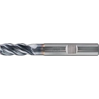 PFERD Tools VHM Eckfräser lang 4 Schneiden Radius TiAlN Schaft HB Universal Line - 23000157