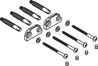 Hansgrohe 2 Halteelement inklusive Befestigungsteil AddStoris S,85192000 85192000