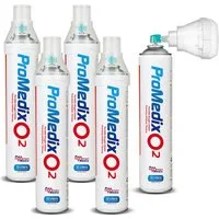 Promedix Inhalator PR-994, 5-tlg., Sauerstoffkonzentration 99,4%, 12Liter Volumen