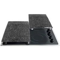 STONELINE Herd-Abdeckplatte Das Original, Glas, (Set, 2 tlg), 2 auswechselbare Füße