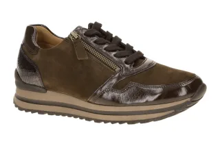 Gabor 6021.01.005 Brown Women's Lace-Up Platform Sneakers