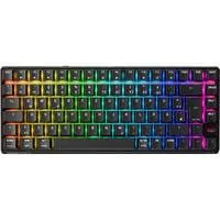 XTRFY K33 Compact Wireless, Gaming-Tastatur schwarz, DE-Layout, Rubberdome