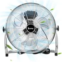 LALAHO Standventilator Industrie-Standventilator 60W (12 Zoll) Luftdurchsatz 1885m³/h, 60W,Luftdurchsatz 1885m³/h