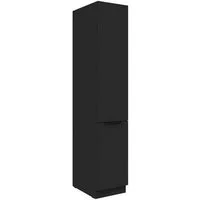 Küchen-Preisbombe Hochschrank 40 cm Küche SIENA Schwarz matt Küchenzeile Küchenblock Einbauküche