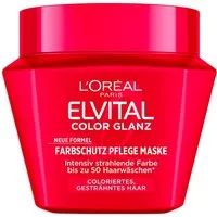 L'ORÉAL PARIS Haarmaske ELVITAL COLOR GLANZ MASKE, für coloriertes, gesträhntes Haar