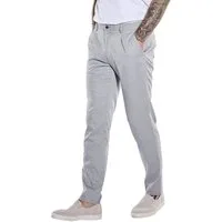 emilio adani Anzughose Herren Anzug-Hose aus Leinenmischqualität, Silbergrau