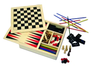 Lifetime Games 85442 - Spielekiste 4-in-1