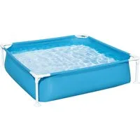 Bestway Framepool Bestway My First Frame Pool 122 x 122 x 30,5 cm, blau, eckig