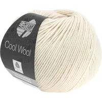 LANA GROSSA COOL WOOL pflegeleichtes Strickgarn extrafeine Merinowolle Häkelwolle, 160 m (Strickgarn aus extrafeiner Merinowolle, kuschelig weich und pflegeleicht), 50 g