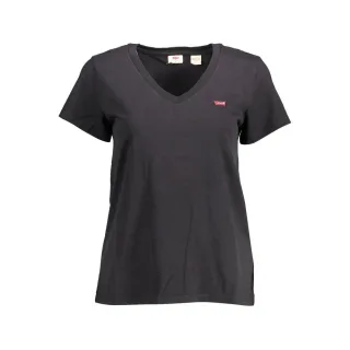 V-Ausschnitt Kurzarmshirt