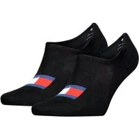 Tommy Hilfiger Füßlinge TH UNI TJ FOOTIE 2P FLAG (2 Paar) Mit großem Flag-Label vorn