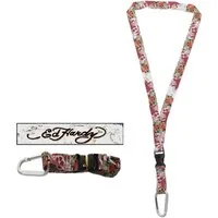 Ed Hardy Schlüsselanhänger Ed Hardy - Schlüsselband Red Love Kills Slowly 6193