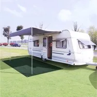 vidaXL Zeltteppiche 300 x 500 cm Zeltteppich 300x500 cm HDPE Grün Wohnwagen Teppich Vorzel, Höhe: 500 mm