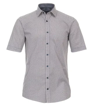 CASAMODA - Freizeithemd Kurzarm blau - Gr. - 6XL